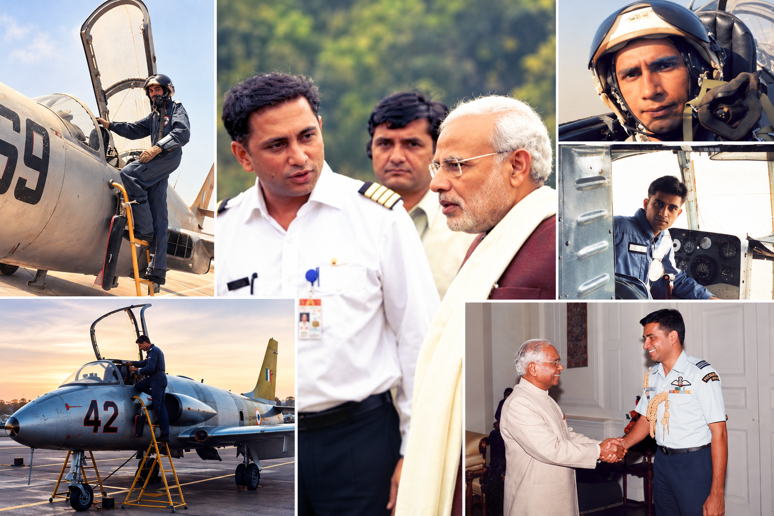Captain Ajay Chauhan career collage