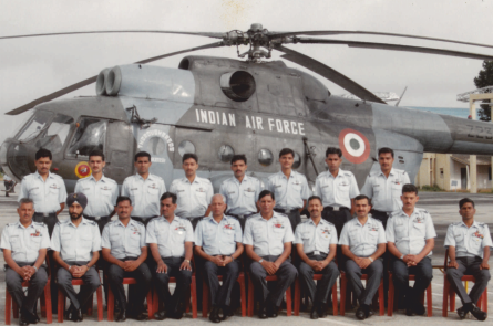 Ajay Chauhan during Mi-8 and Mi-17 heavy-lift and gunship helicopter conversion training